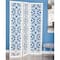White Wood Farmhouse Room Divider Screen, 72" x 54" x 1"